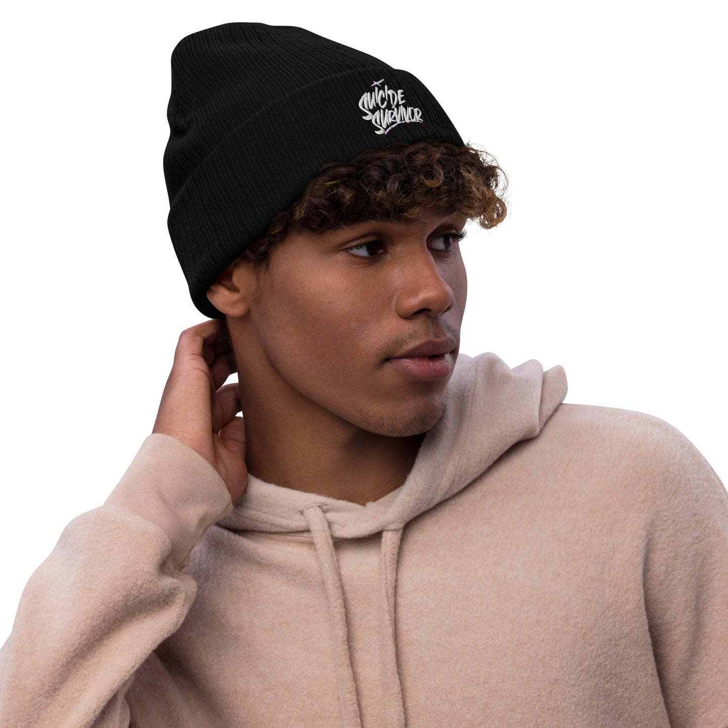 Suicide Survivor Ribbed knit beanie