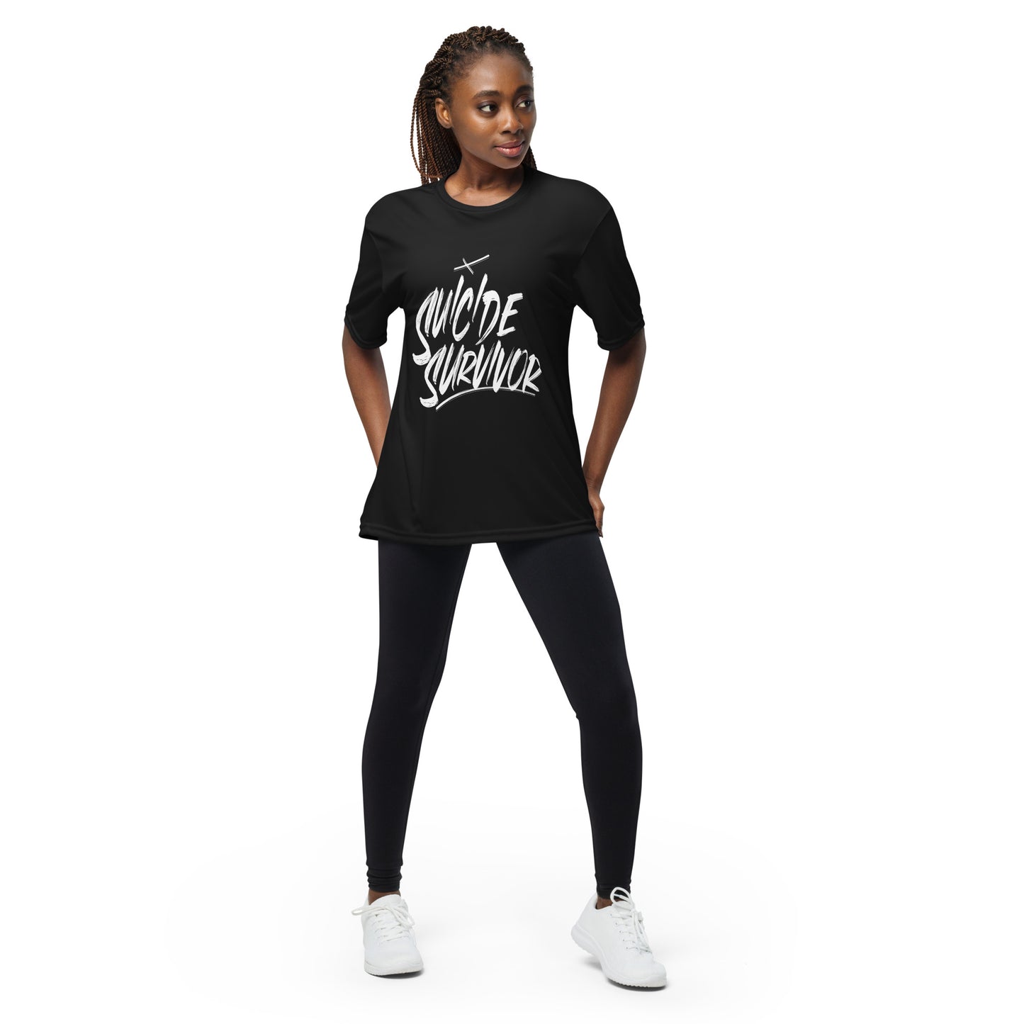 Suicide Survivor - Unisex performance crew neck t-shirt