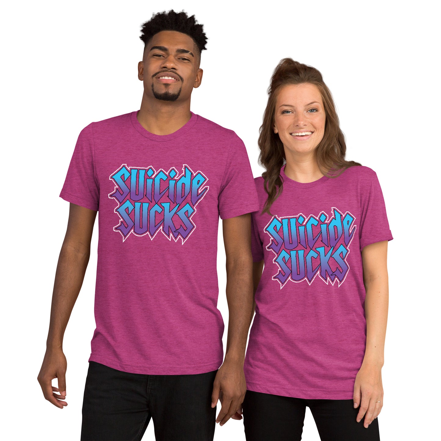 Suicide Sucks Short sleeve t-shirt