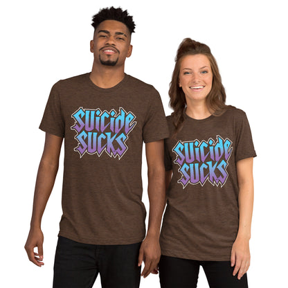 Suicide Sucks Short sleeve t-shirt