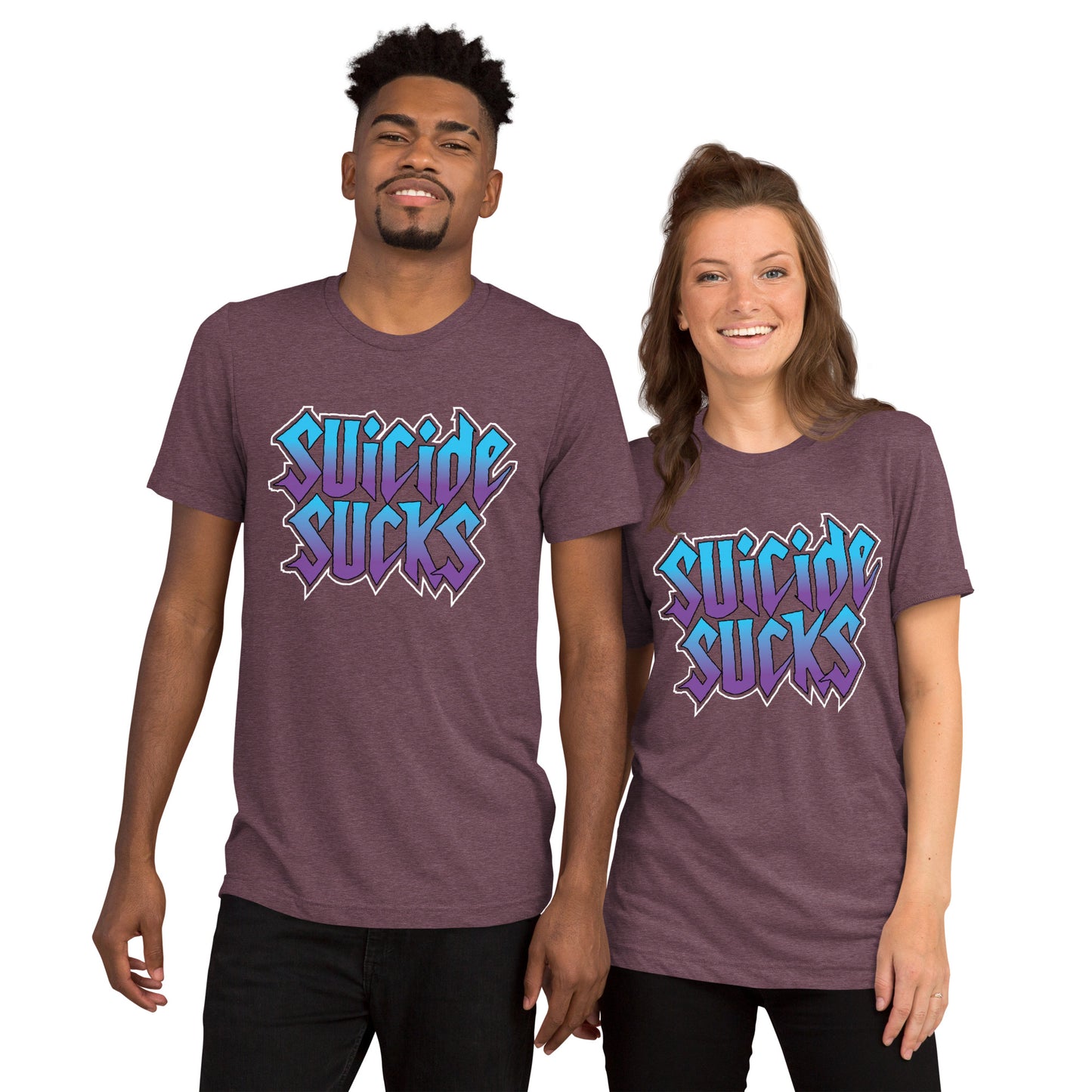 Suicide Sucks Short sleeve t-shirt