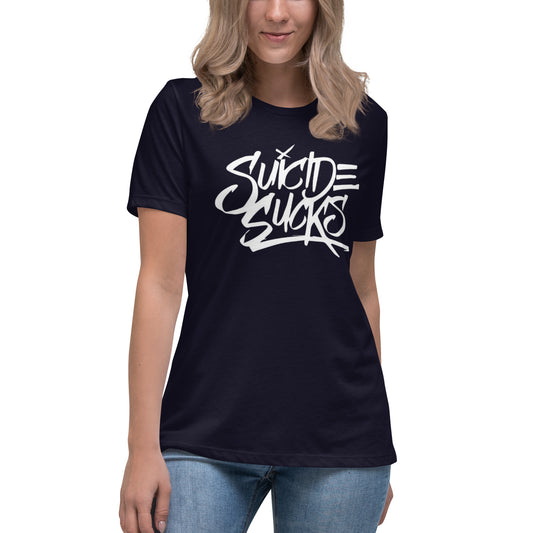 Let People Know You Care - Women's Relaxed Fit, Cotton T-Shirt