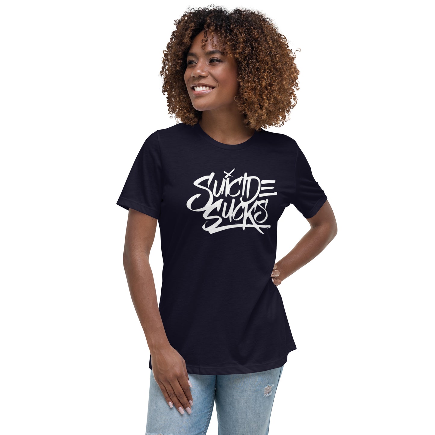 Let People Know You Care - Women's Relaxed Fit, Cotton T-Shirt
